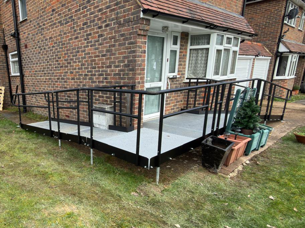 Organic Ramp Round Modular Ramp Installation - Crawley | Access Allround